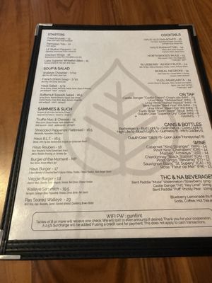 Menu photo 1 Poplar Haus Grand Marais, MN