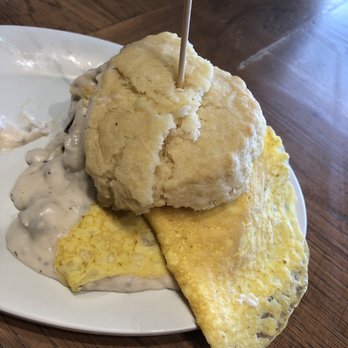Maple Street Biscuit - Gainesville - The Cowboy, except they told me they ran out of steak so they replaced it with chicken so I guess it's more like The Five and Dime - Breakfast & Brunch Near Me - Gainesville, Florida Maple Street Biscuit - Gainesville - The Cowboy, except they told me they ran out of steak so they replaced it with chicken so I guess it's more like The Five and Dime - Breakfast & Brunch Near Me - Gainesville, Florida