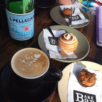 Bake Bar - Flourless apple mini muffins & lemon meringue with a coffee, the perfect afternoon pick-me-up! - Coffee & Tea Near Me - Double Bay, NSW