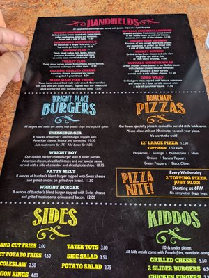 Menu photo 2 The Wright Place Willoughby Hills, OH
