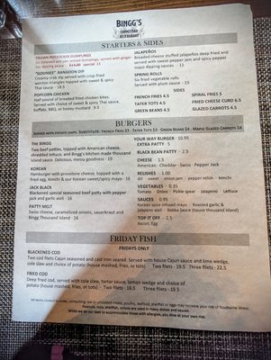 Menu photo 7 Bingg's Farmstead Restaurant Whitewater, WI Menu photo 7 Bingg's Farmstead Restaurant Whitewater, WI