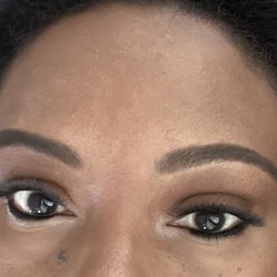 Eyes by India - Threaded brows & false lashes