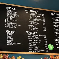 Knead Bagels - Menu