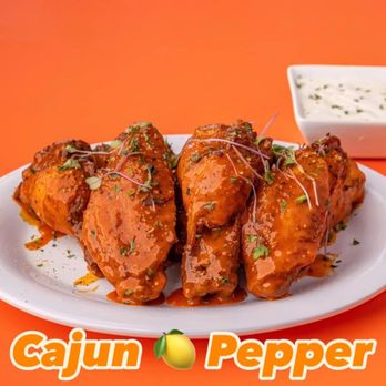 Orange Lee’s PoBoys & Wings - Cajun Lemon Pepper Wings - Chicken Wings Near Me - Lancaster, Texas