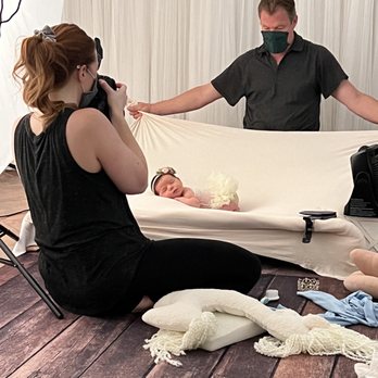 Studio Kristi - Boudoir to Babies - Kristi and John working hard together - Session Photography Near Me - Peoria, Arizona