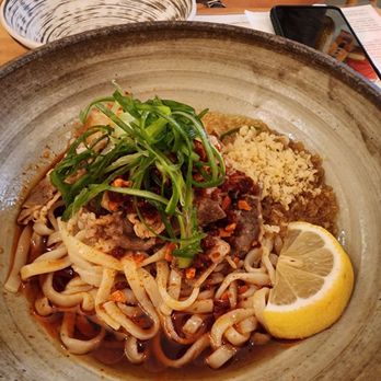 Somenya - Soba restaurant - Cold spicy beef udon - Japanese Near Me - Boston, Massachusetts Somenya - Soba restaurant - Cold spicy beef udon - Japanese Near Me - Boston, Massachusetts