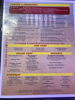 Menu photo 1 Burgie's Chappell, NE Menu photo 1 Burgie's Chappell, NE