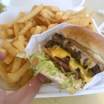 Super Burger - My usual order, a double cheeseburger combo with grilled onions. - Burgers Near Me - Pasadena, California