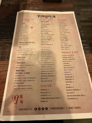 Menu photo 4 Virgil's Real BBQ New York, NY Menu photo 4 Virgil's Real BBQ New York, NY