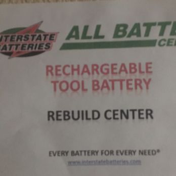 Interstate All Battery Center - We REBUILD your tool batteries - Auto Parts & Supplies Near Me - Rockwall, Texas Interstate All Battery Center - We REBUILD your tool batteries - Auto Parts & Supplies Near Me - Rockwall, Texas