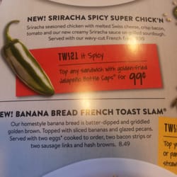 Denny's - April specials