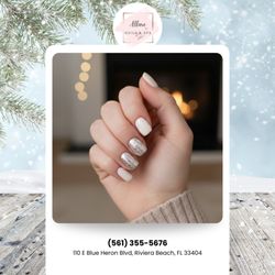 Allure nails & spa - Ring in the New Year with a full-glam gold sparkle. A simple yet stunning look to make your 2026 shine. Come get pampered with us!