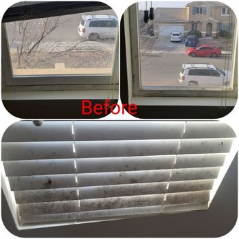 Mr and Mrs Clean Services - Before deep cleaning blinds and window tracks. - Home Cleaning Near Me Mr and Mrs Clean Services - Before deep cleaning blinds and window tracks. - Home Cleaning Near Me