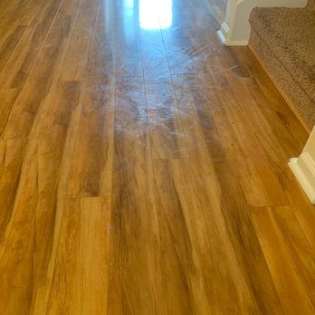 Stanley Steemer - 1 of many areas they left filthy! - Carpet Cleaning Near Me - St. Augustine, Florida