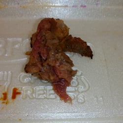 Flames - Truly, truly vile.  Lamb was still baaing.  A vet could have brought it back to life.