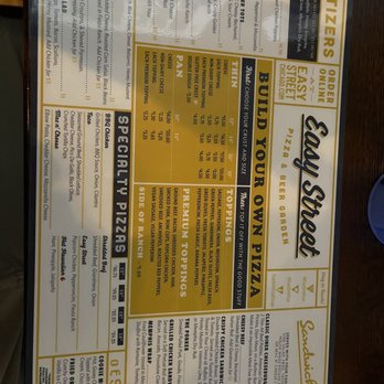 Easy Street Pizza - Menu - Pizza Near Me - Park Ridge, Illinois