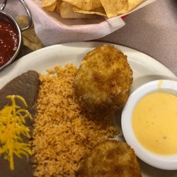 Los Enchilado’s - Ground beef fried avocado