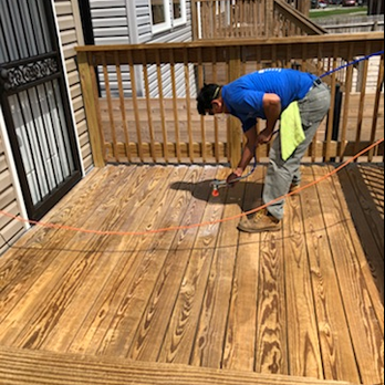Crystal Clear Window Washing - L.D. After #7 Theses are befor and aftr photos for power washing and clear sealer application. - Window Washing Near Me - Chicago, Illinois