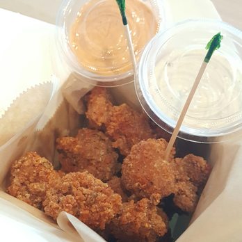 Guiltea Cravings - Housemade Popcorn Chicken with Dipping Sauces - Coffee & Tea Near Me - San Diego, California
