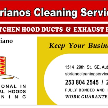 Sorianos Cleaning Services - Professional In Commercial Hood Cleaning - Office Cleaning Near Me - Auburn, Washington
