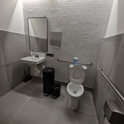 Frosty Fox - Bathroom no baby change station