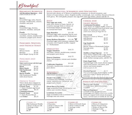 Menu photo 5 The Patio Cafe Santa Barbara Santa Barbara, CA Menu photo 5 The Patio Cafe Santa Barbara Santa Barbara, CA