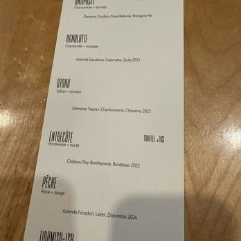 Cabaret L'enfer - Menu - Wine Bars Near Me - Montreal, Quebec
