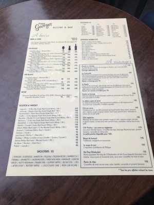 Menu photo 6 Le Pape Georges Quebec City, QC Menu photo 6 Le Pape Georges Quebec City, QC