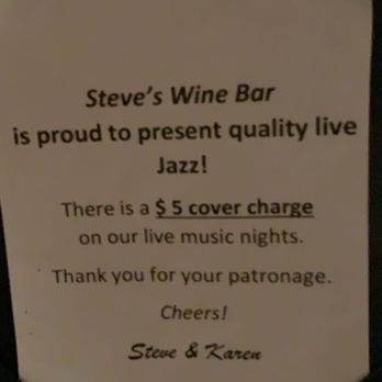 Steve's Wine Bar - Wine Bars Near Me - Denton, Texas Steve's Wine Bar - Wine Bars Near Me - Denton, Texas