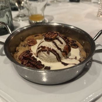 Abe & Louie's - Cookie Warm Chocolate Chip Skillet Cookie - Steakhouses Near Me - Boston, Massachusetts Abe & Louie's - Cookie Warm Chocolate Chip Skillet Cookie - Steakhouses Near Me - Boston, Massachusetts