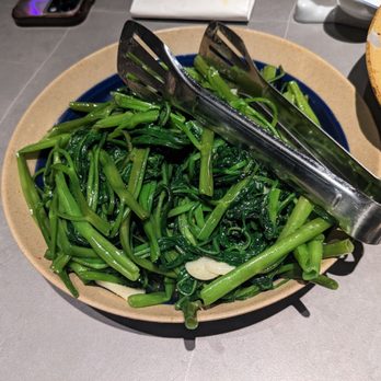 Mountain House - Sauteed water spinach - Szechuan Near Me - Boston, Massachusetts