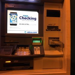 San Diego County Credit Union - Clutch drive thru ATM for last people like me.