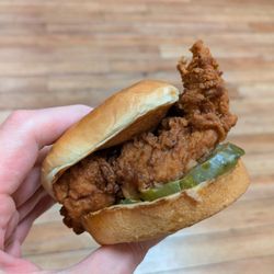 @endoedibles on Instagram 11/7/25 The Original - Crispy Chicken, BC Sauce, Pickles