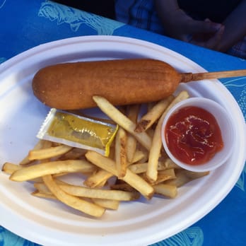 Harbor Fish Cafe - Childrens corn dog and fries - Seafood Near Me - Carlsbad, California Harbor Fish Cafe - Childrens corn dog and fries - Seafood Near Me - Carlsbad, California