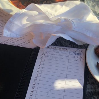 Paganini Ristorante - The bill that specified no cheese and no cream in my dish, even though it was still made with cheese, and still charging for it. - Italian Near Me - Doylestown, Pennsylvania