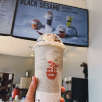 Cha Redefine - Black sesame mochi mountain - Bubble Tea Near Me - Los Angeles, California Cha Redefine - Black sesame mochi mountain - Bubble Tea Near Me - Los Angeles, California