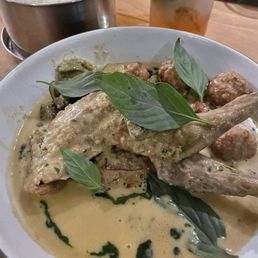 Rabbit in green curry