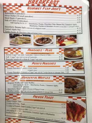 Menu photo 5 Flap Jacks Lebanon, IN