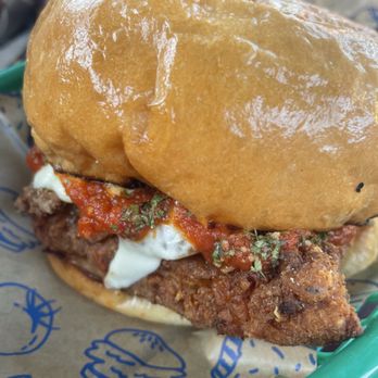 Burdy - Chicken Parmesan sandwich - Food Trucks Near Me - Vancouver, British Columbia Burdy - Chicken Parmesan sandwich - Food Trucks Near Me - Vancouver, British Columbia