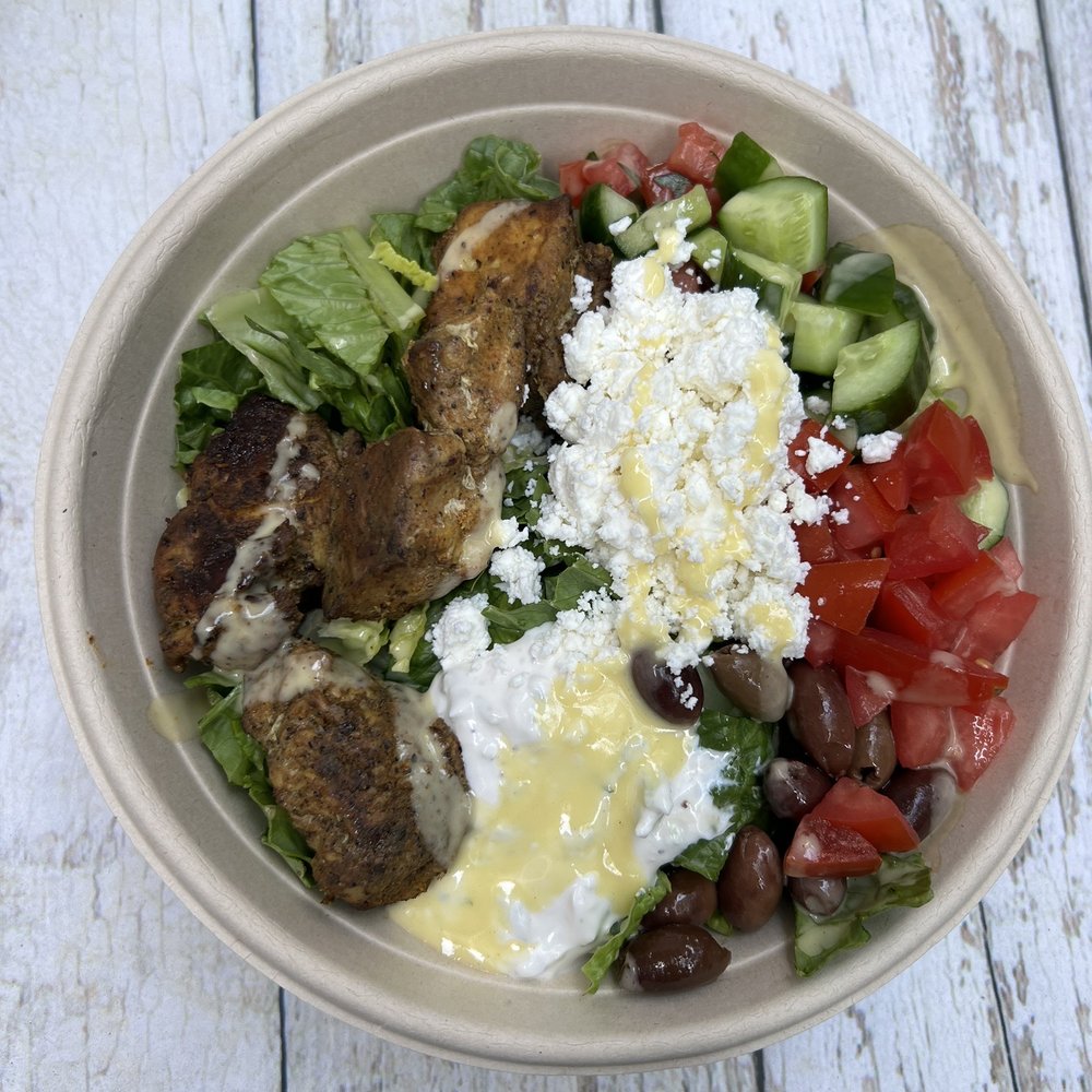Fotia Mediterranean - Chicken kabob Greek salad - Mediterranean Near Me - New York, New York