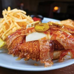 Copper Top Tavern - Camillus - Hot Honey Chicken Sandwich