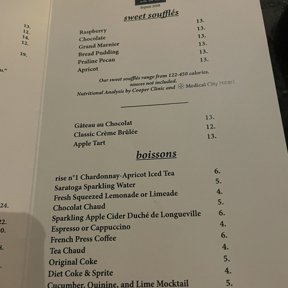 rise soufflé - Dallas - Menu - French Near Me - Dallas, Texas rise soufflé - Dallas - Menu - French Near Me - Dallas, Texas