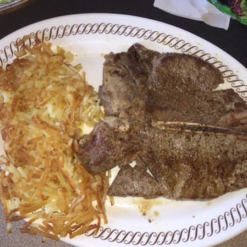 Waffle House - T-bone steak& has browns - Breakfast & Brunch Near Me - Tampa, Florida Waffle House - T-bone steak& has browns - Breakfast & Brunch Near Me - Tampa, Florida