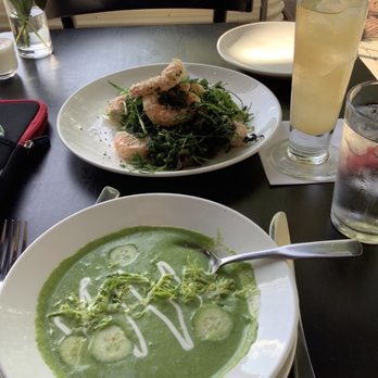 Lantern - Salt&Salt And Pepper Shrimp, pea soup, mocktail - Asian Fusion Near Me - Chapel Hill, North Carolina