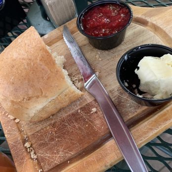 Shiloh Steakhouse - Bread with butter and raspberry jelly - Steakhouses Near Me - Cortez, Colorado