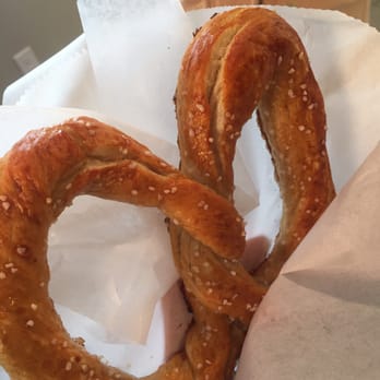 Immergut Hand-Rolled Soft Pretzels - plain pretzel! - New American Near Me - Intercourse, Pennsylvania