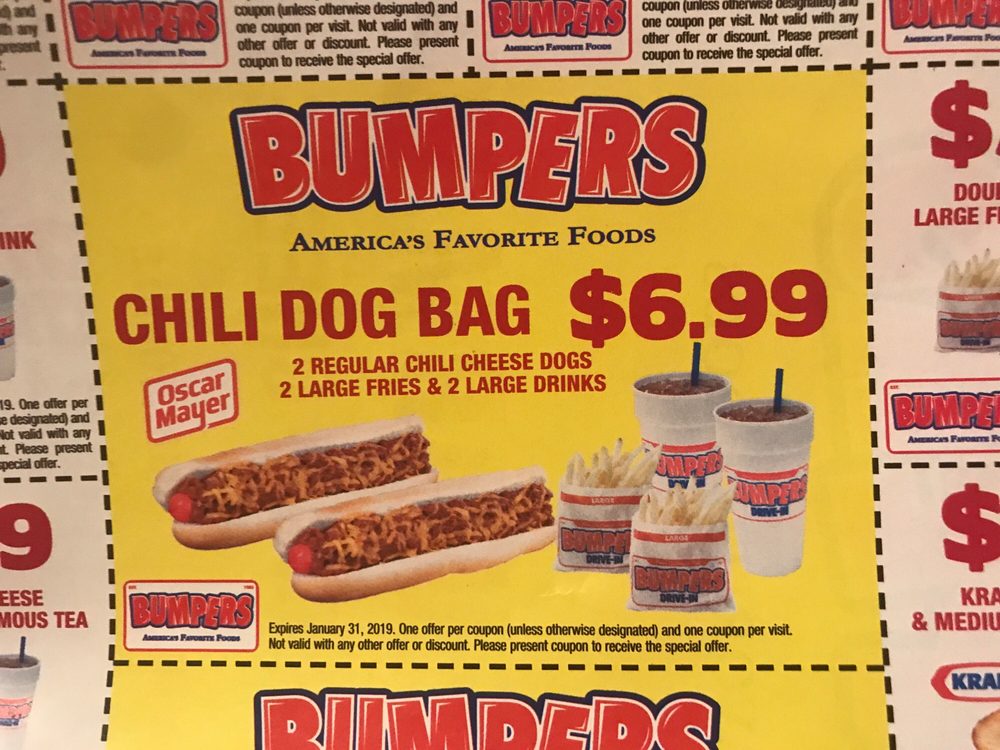 BUMPER’S DRIVE IN Updated October 2024 1717 W 10th St, Laurel