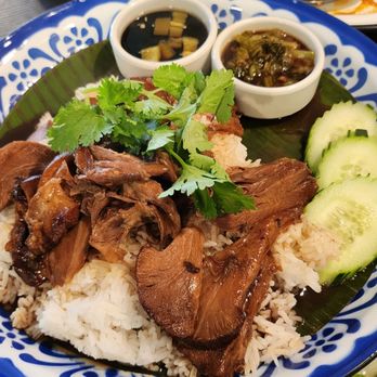 Amarin Thai Cuisine - Pork leg rice - Thai Near Me - Mountain View, California Amarin Thai Cuisine - Pork leg rice - Thai Near Me - Mountain View, California