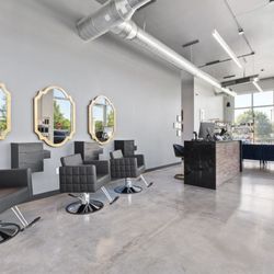 Gypsy Rose Salon - Receptionist desk and retail area