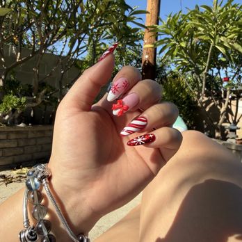 Kelly's Beauty Nail Spa - Christmas design biogel by Mimi! - Skin Care Near Me - Los Angeles, California